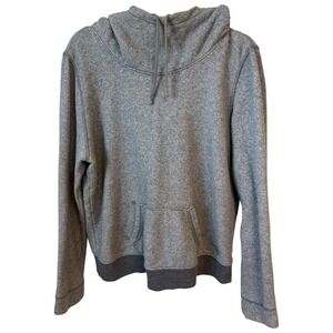 American Eagle Outfitters Women's Cowlneck Hoodie XL Grey Casual Pocket Outdoors